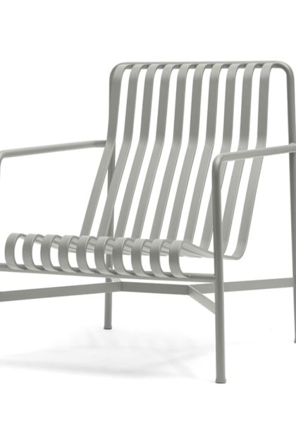 Hay palissade high loungefåtölj sky grey
