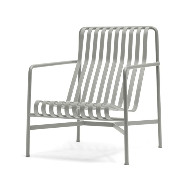 Hay palissade high loungefåtölj sky grey