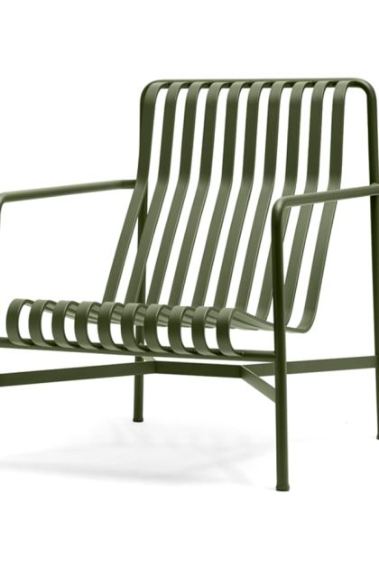 Hay palissade high loungefåtölj olive