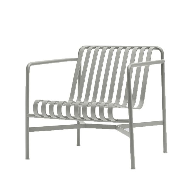 Hay palissade low loungefåtölj sky grey