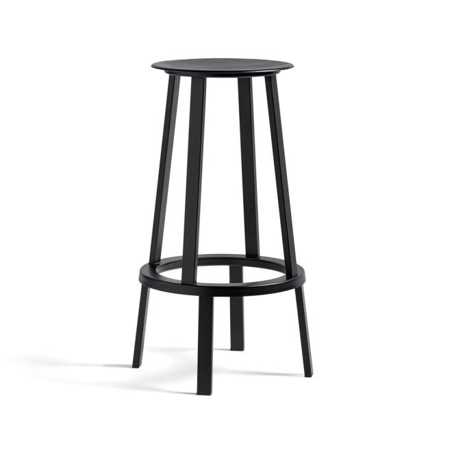 Hay revolver barpall black, high