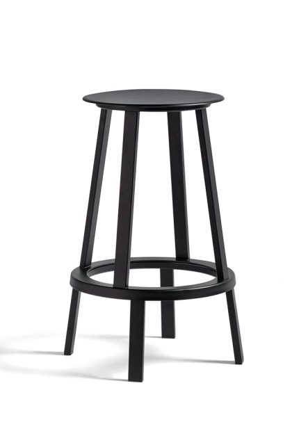 Hay revolver barpall black, low