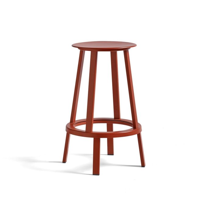 Hay revolver barpall red, low