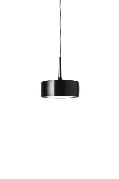 Ateljé lyktan riff puck pendel svart, medium, led