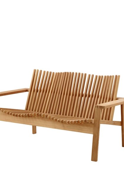 Cane-line amaze soffa 2-sits teak