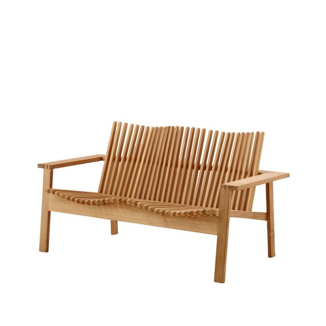 Cane-line amaze soffa 2-sits teak