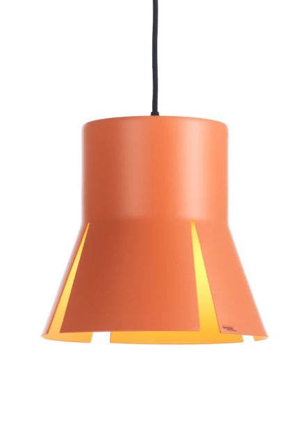 Bsweden split 29 pendel orange matt, svart textilsladd