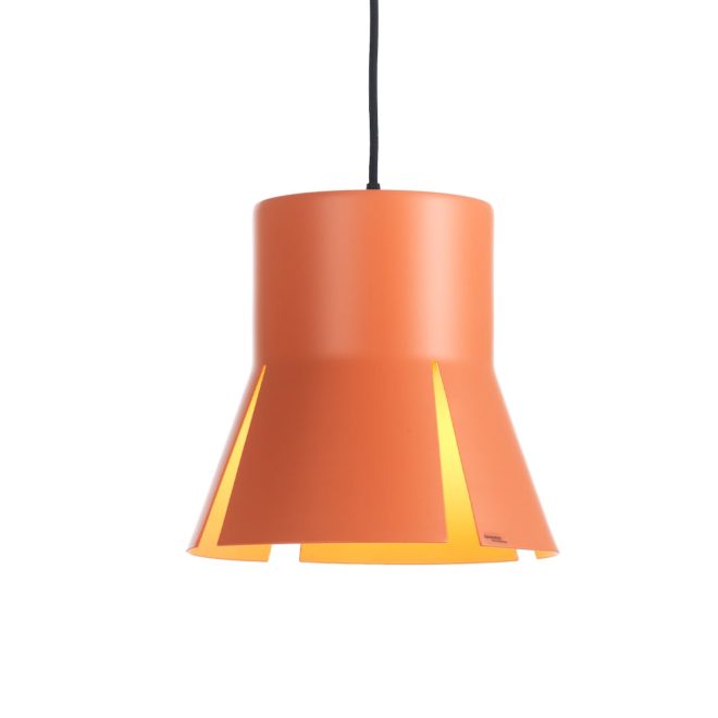 Bsweden split 29 pendel orange matt, svart textilsladd
