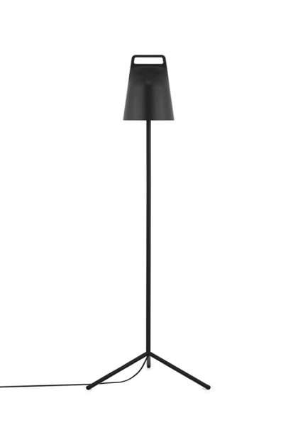 Normann copenhagen stage golvlampa black, pulverlackerat stål
