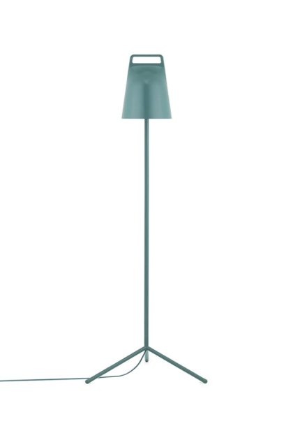 Normann copenhagen stage golvlampa petrol green, pulverlackerat stål