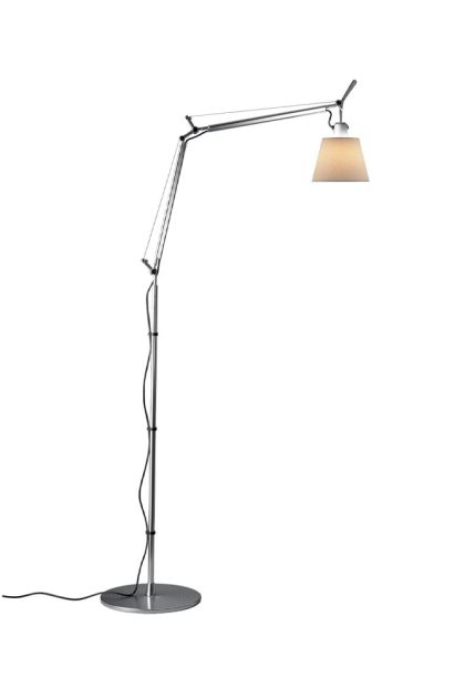 Artemide tolomeo basculante golvlampa parchment