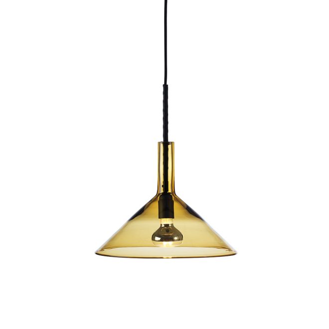 Bsweden tratten pendel guld, led