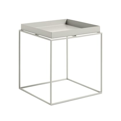 Hay tray table soffbord warm grey, medium