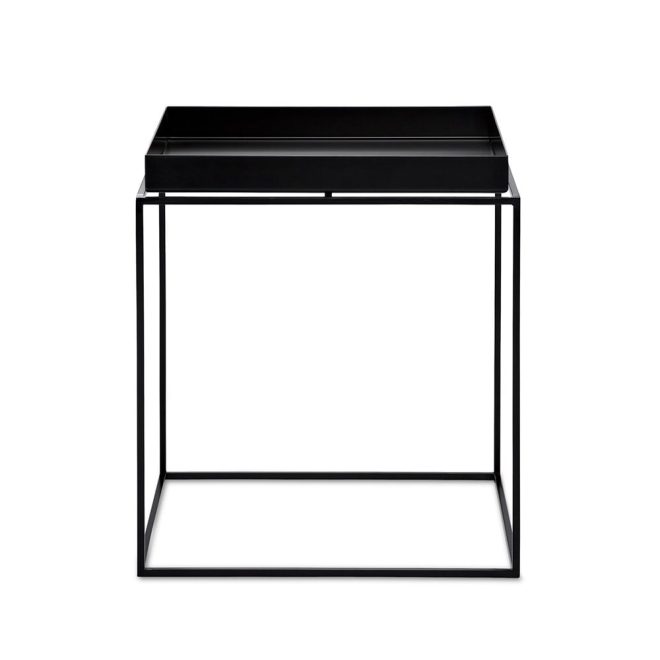 Hay tray table soffbord black, medium