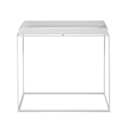 Hay tray table soffbord white, large