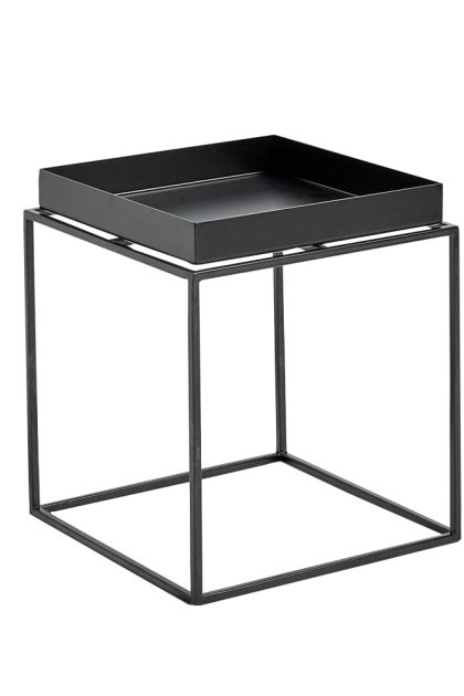 Hay tray table soffbord black, small