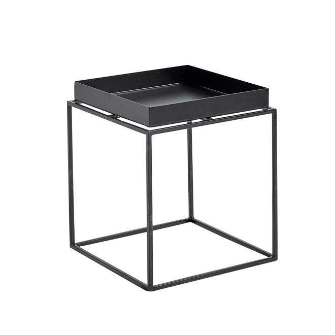Hay tray table soffbord black, small