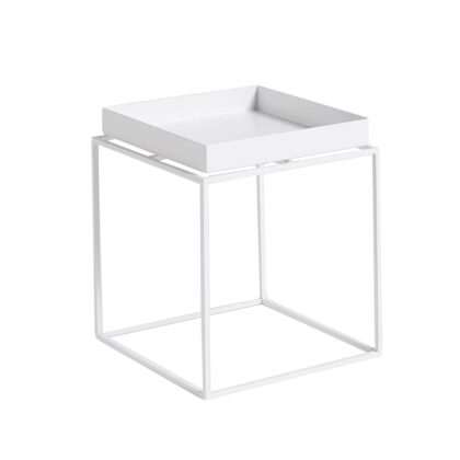 Hay tray table soffbord white, small