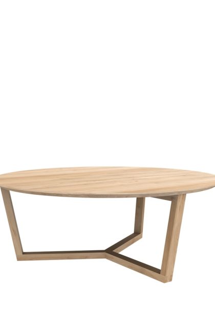 Ethnicraft tripod soffbord 36x96 cm hårdvaxoljad ek