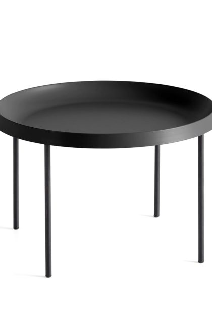 Hay tulou soffbord black, Ø55 cm