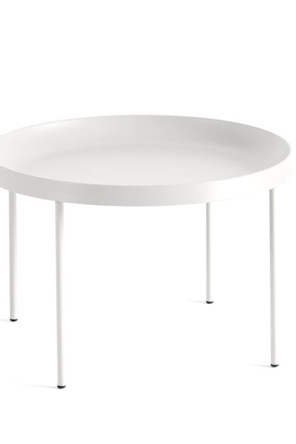 Hay tulou soffbord offwhite, Ø55 cm
