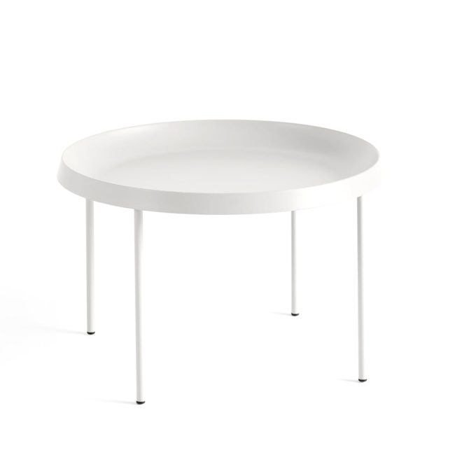Hay tulou soffbord offwhite, Ø55 cm
