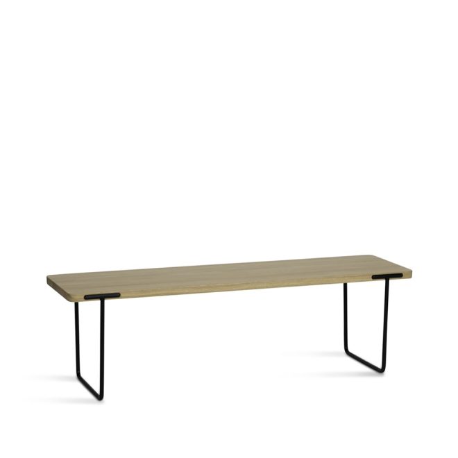 Mavis update soffbord ek ljus klarlack, 140 cm