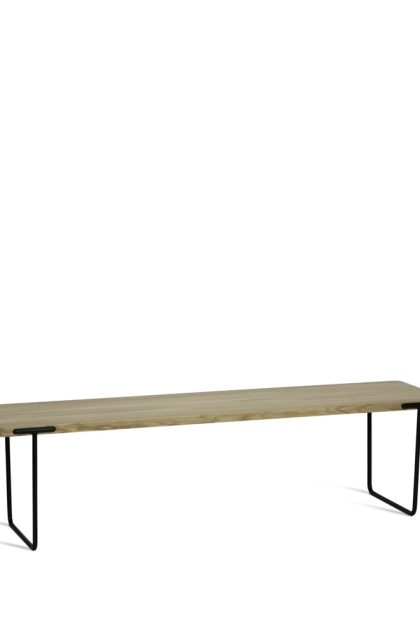 Mavis update soffbord ek ljus klarlack, 160 cm