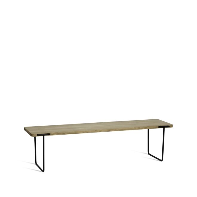 Mavis update soffbord ek ljus klarlack, 160 cm