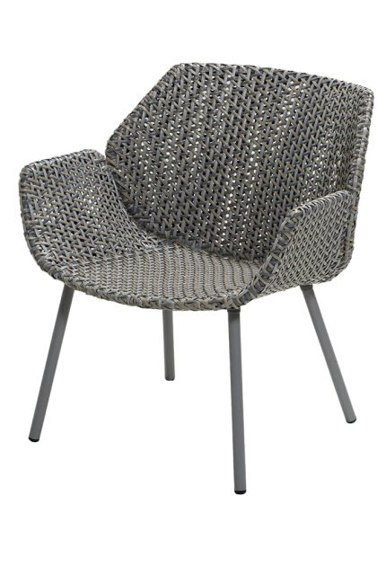 Cane-line vibe loungefåtölj light grey/grey/taupe