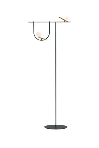 Artemide yanzi f golvlampa black-brass