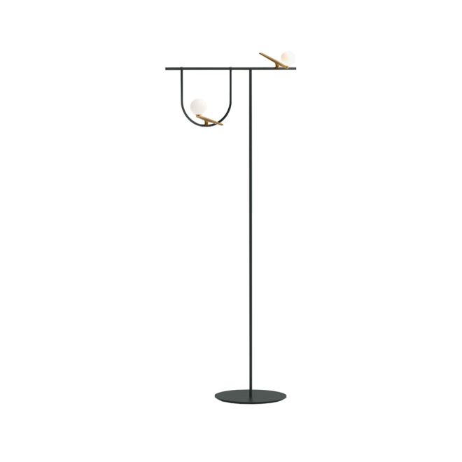 Artemide yanzi f golvlampa black-brass