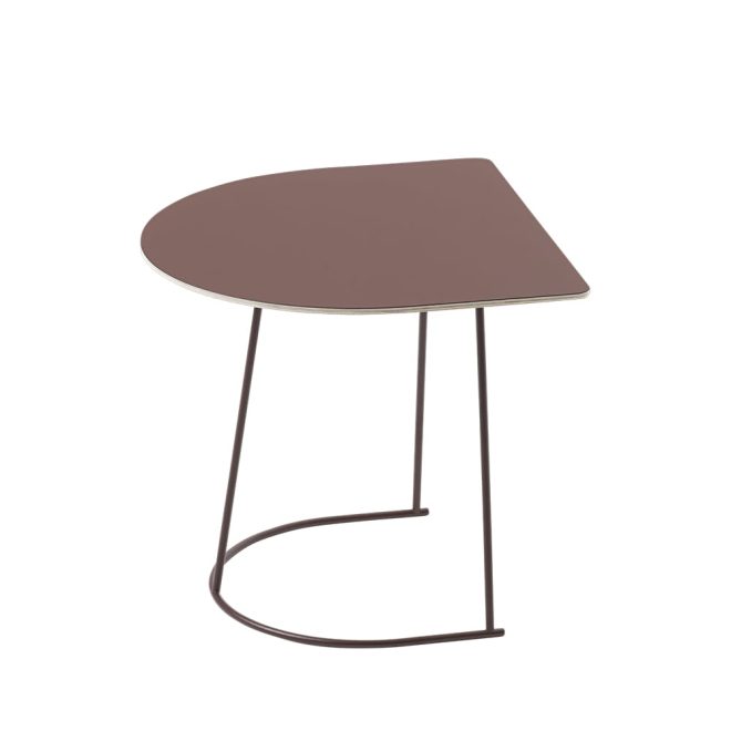 Muuto airy soffbord halvstorlek plum nanolaminate