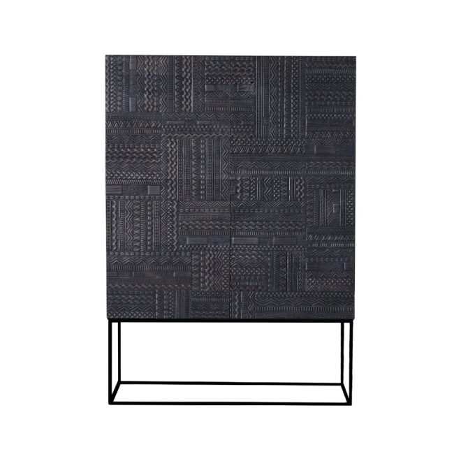 Ethnicraft ancestors tabwa skåp teak 3 dörrar-2 lådor 126x180