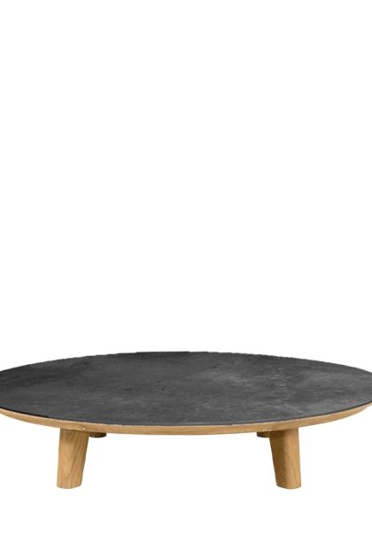 Cane-line aspect soffbord fossil black-teak, ceramic