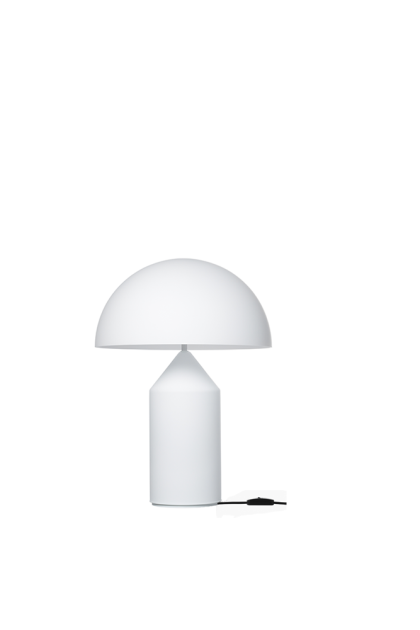 Oluce atollo small 236 bordslampa glas opal
