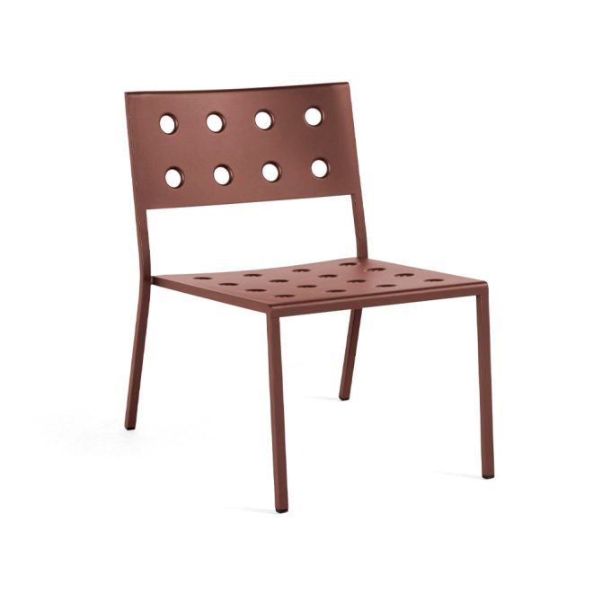 Hay balcony loungestol iron red