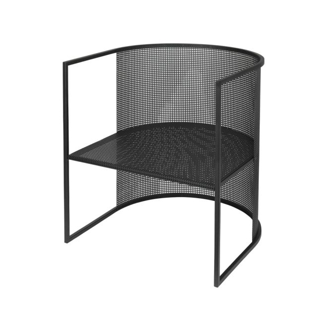 Kristina dam studio bauhaus loungefåtölj black