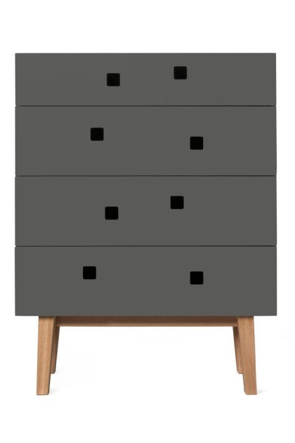 Zweed peep b3 byrå slate grey, retro, ekststiv