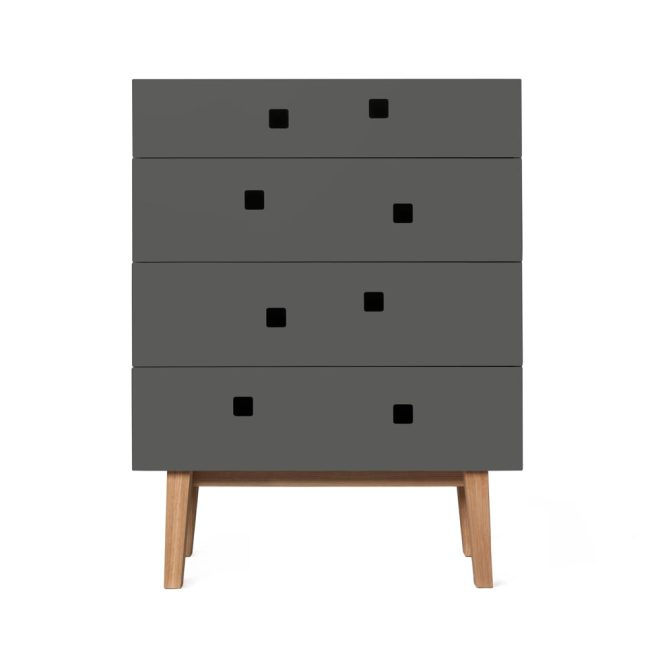 Zweed peep b3 byrå slate grey, retro, ekststiv