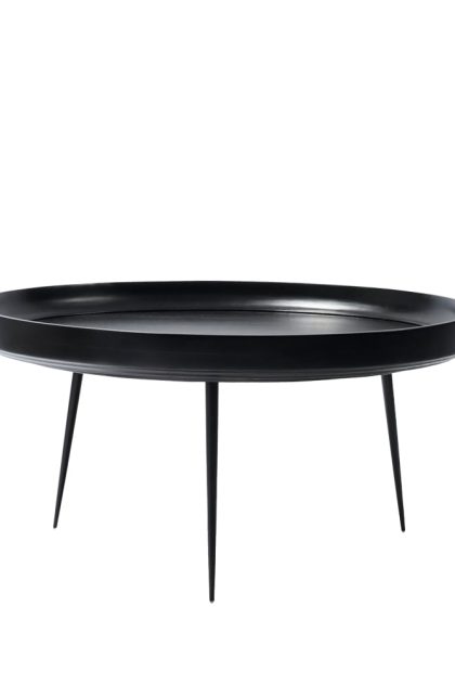 Mater bowl x-large bord mango svart, svart stativ