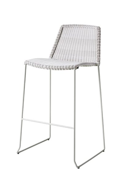 Cane-line breeze barstol white grey