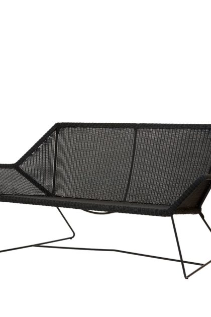 Cane-line breeze soffa 2-sits weave black