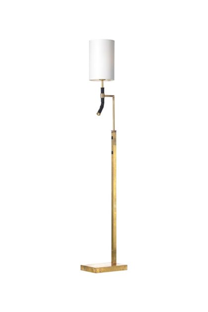 Örsjö belysning butler golvlampa vit/mässing