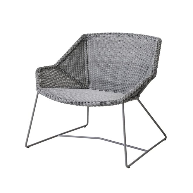 Cane-line breeze loungefåtölj weave light grey
