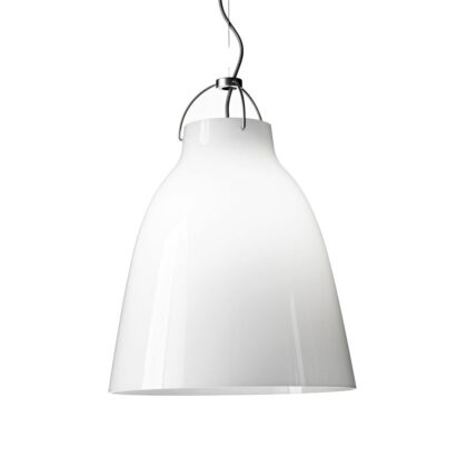 Fritz hansen caravaggio opal p3 pendel vitt opalglas-silvergrå sladd