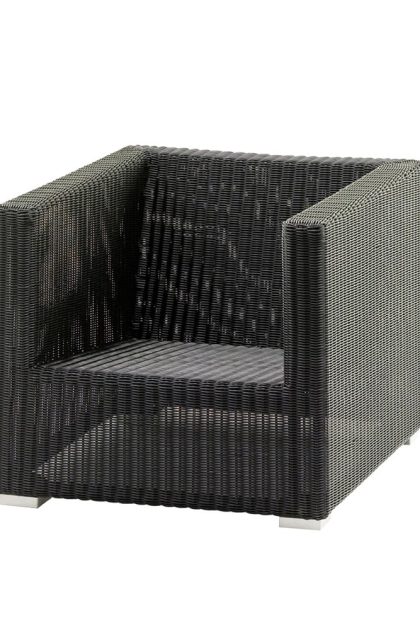 Cane-line chester loungefåtölj graphite