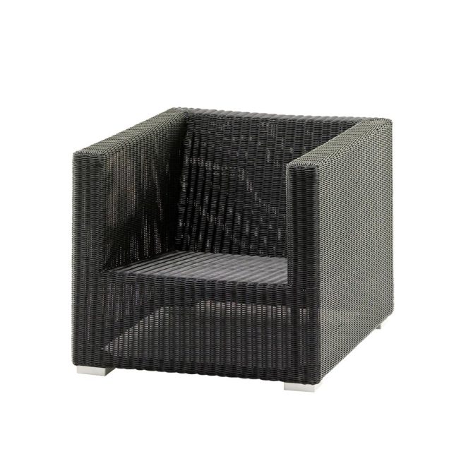 Cane-line chester loungefåtölj graphite