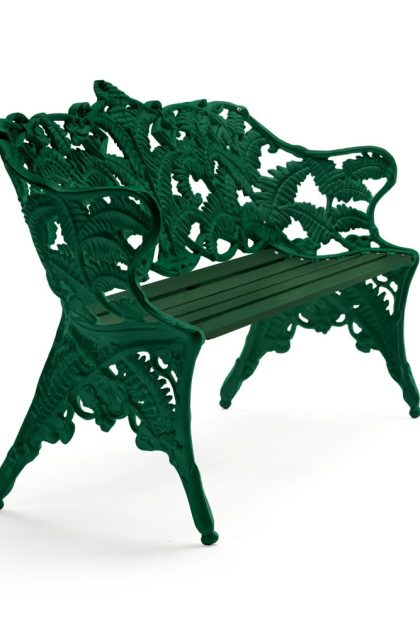 Byarums bruk classic soffa grön, grönt stativ