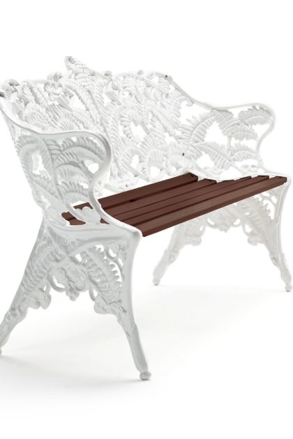 Byarums bruk classic soffa mahogny olja, vitt stativ